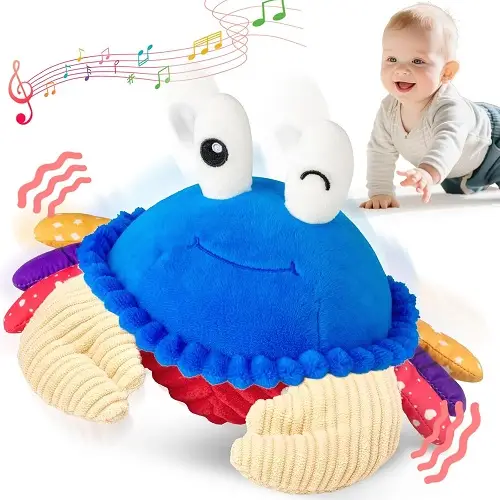 Interactive Crawling Crab Baby Toy Musical Toy
