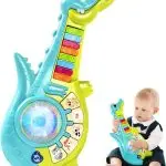 Crocodile piano and guitar musical toy for toddlers