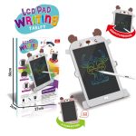 10.5 inch LCD writing tablet CY688-8 with color screen stylus and cute deer design for kids 3 plus reusable drawing board