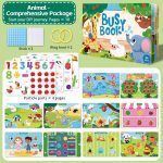 Animal busy book ZD025-02 10 page toddler learning toy quiet book for preschoolers and wholesalers