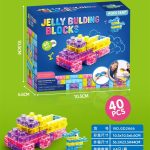 Jelly soft building blocks 40 pcs GD2666 for toddlers 18 months plus sensory stacking educational toys